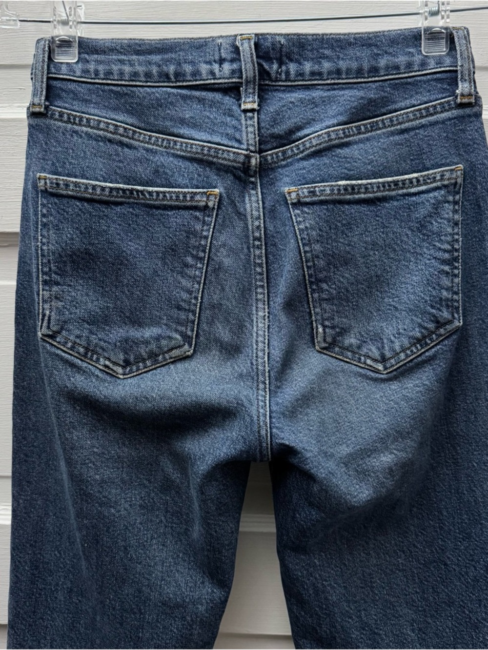 AGOLDE Wilder Jeans High Rise Straight Leg Medium Wash Womens 24 - Picture 5 of 10